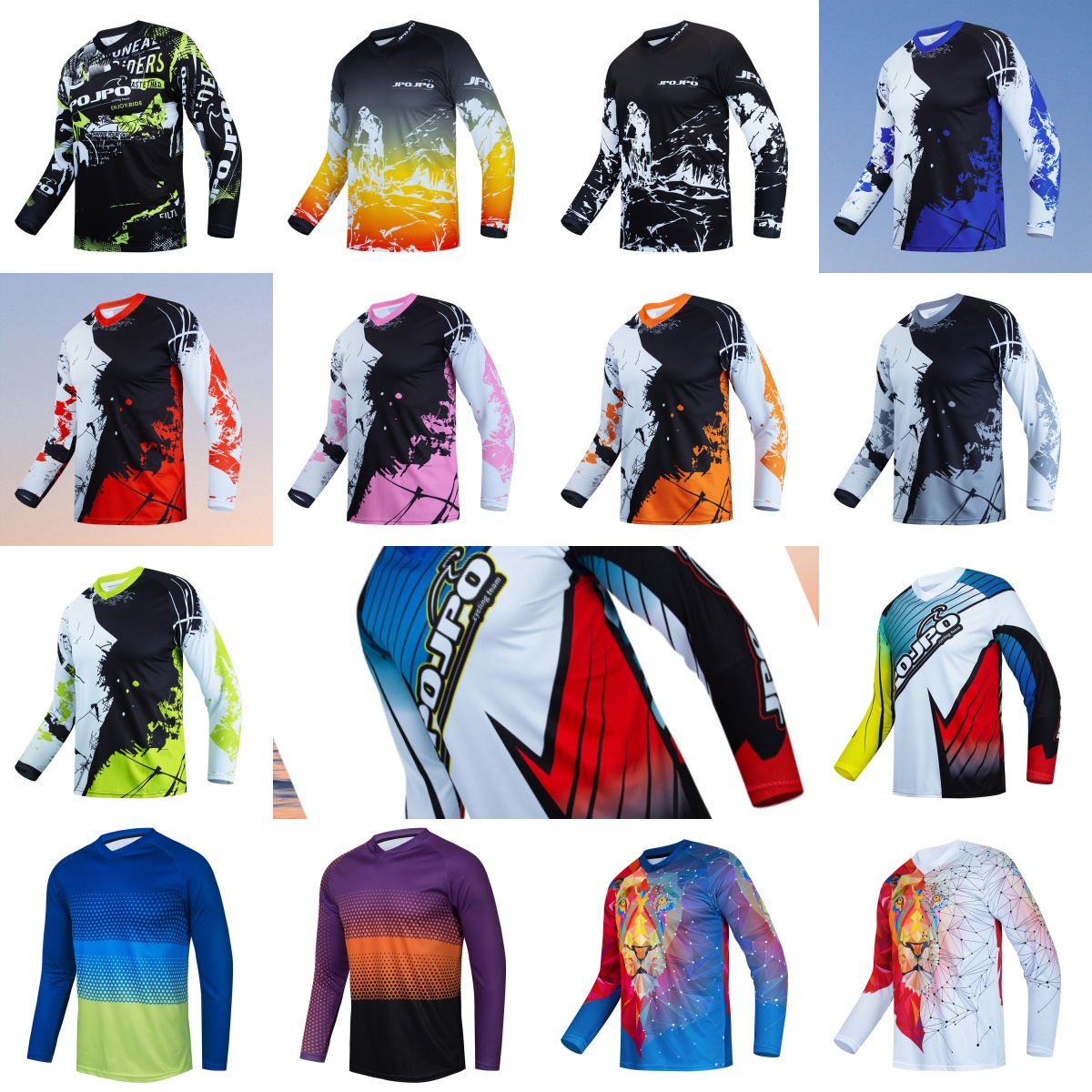 Mountain Biking Camp - Men's Long Sleeve T-shirt Mountain Bike