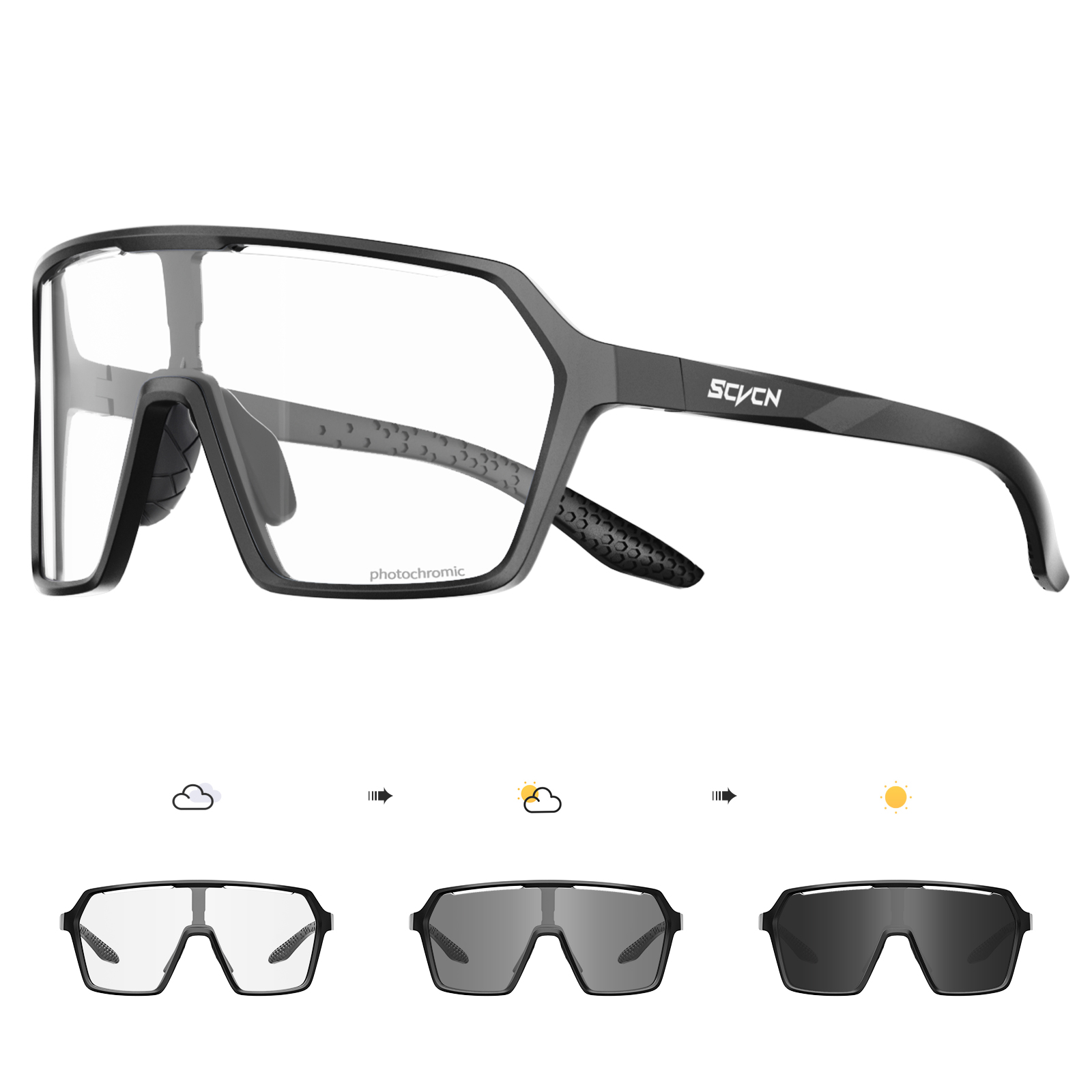 SCVCN Hot Cycling Photochromic - Mountain Biking Goggles 评论和价格