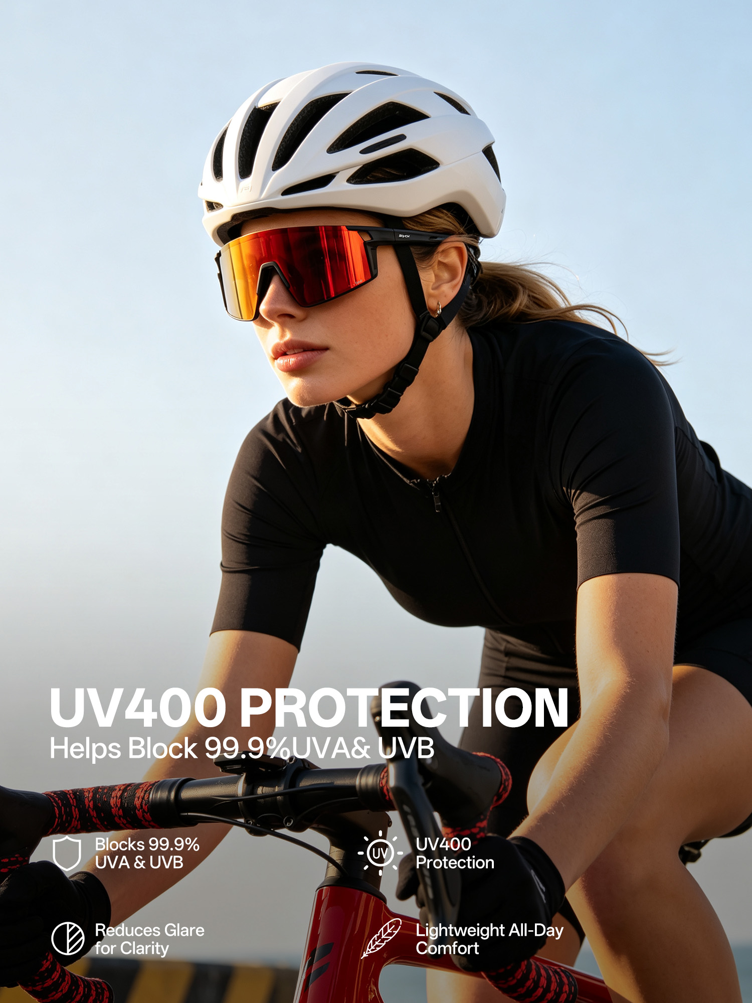 SCVCN Outdoor UV400 Windproof  - Mountain Biking Goggles 评论和价格
