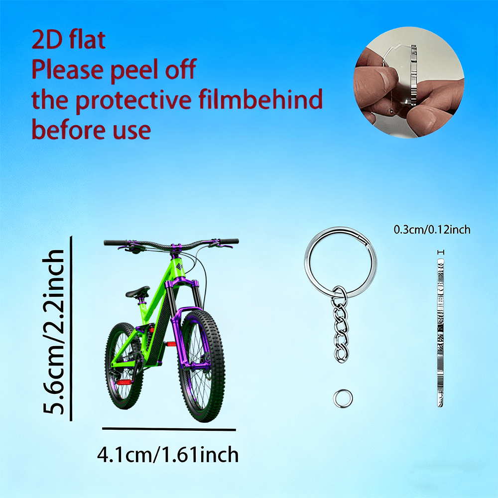 2D Mountain Bike Keychain Vibr - Mountain Biking Holidays 评论和价格