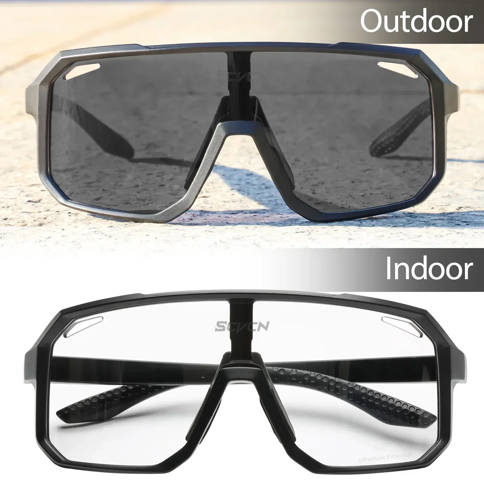 SCVCN Photochromic Hiking Eyew - Mountain Biking Goggles 评论和价格
