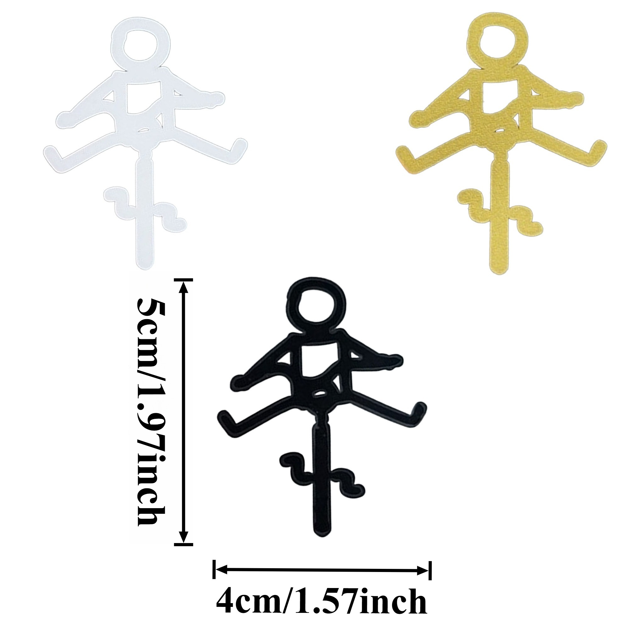4pcs 2D Flat Funny Cyclist Vin - Mountain Biking Holidays 评论和价格