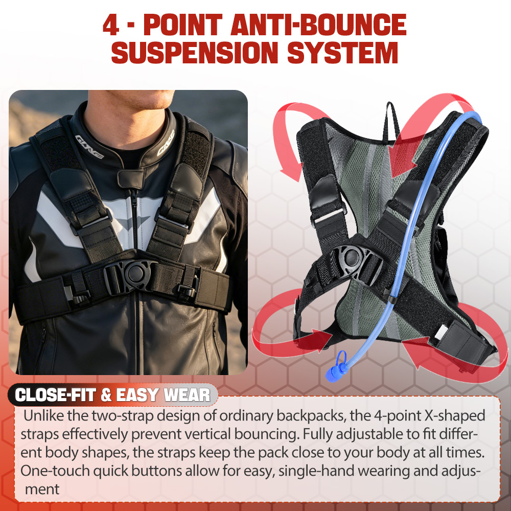 NEWBOLER 5L/8L Motorcycle Cycl - Mountain Biking Hydration Pack 评论和价格