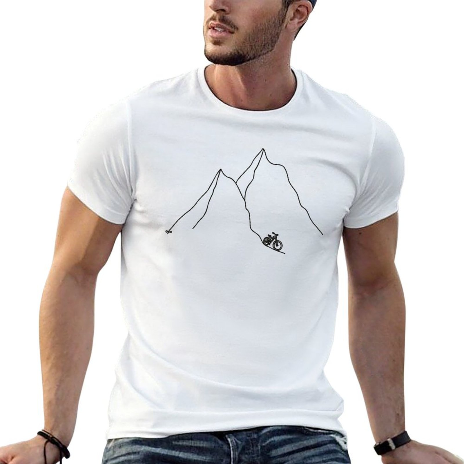 Mountain Bike (black design) T - Mountain Biking Holidays 评论和价格